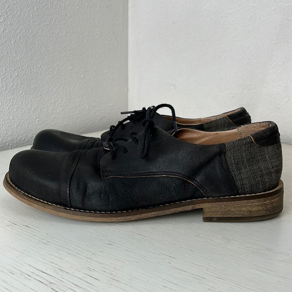 Sneaky Steve mens Brac black leather oxfords size 10